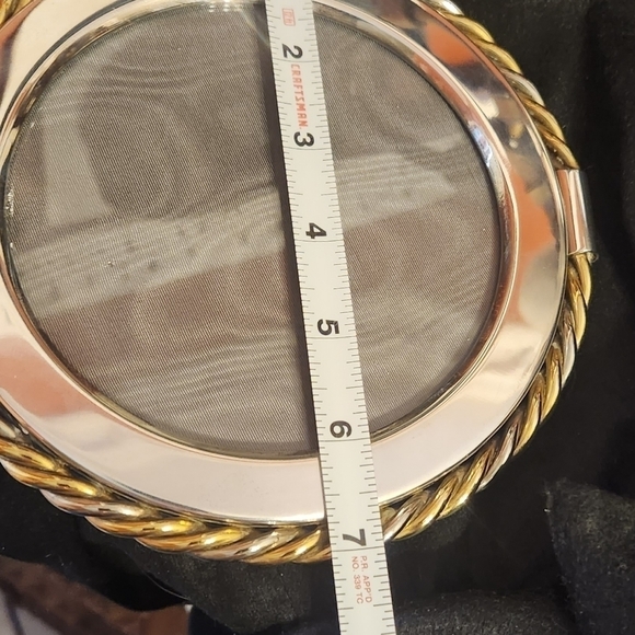 RARE VINTAGE GUCCI  HEAVY‎ PICTURE FRAME  Round - Picture 9 of 9